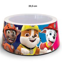Pote Comedouro ou Bebedouro para cães PAW PATROL Patrulha Canina Chalesco Rosa