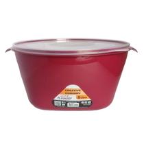 Pote Conserv Redondo 8 Litros Vasilha Saladeira Com Tampa Pote Conserv Redondo 8 Litros Vasilha Saladeira Com Tampa