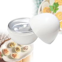 Pote Cozinhar Ovo Microondas Mini Panela Cozedor Vapor 4 Ovos