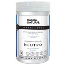 Pote Creme De Massagem Corporal Hidratante Dagua Natural Neutro 1kg Sem Perfume