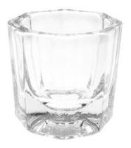 Pote Dappen De Vidro Transparente Com 2 Orifícios Para Manip