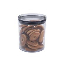 Pote de acrílico 850ml com tampa transparente circular empilhável - Oikos Pote de acrílico 850ml com tampa transparente circular empilhável - Oikos