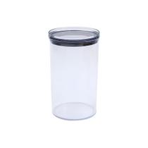 Pote de Acrílico Empilhável C/ Tampa Redondo Porta Mantimentos Transparente 1200ml Pote de Acrílico Empilhável C/ Tampa Redondo Porta Mantimentos Transparente 1200ml