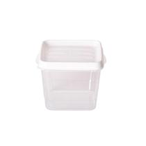 Pote de acrilico quadrado chef pro empilhavel com tampa hermetica de plastico 610ml - PARAMOUNT