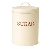 Pote De Açucar Sugar Biscoitos Bolacha Torrada Rustico Luxo Lata Cantinho Café 11x15cm