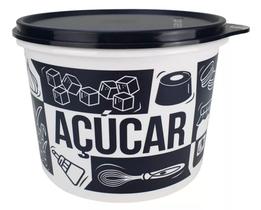 Pote de Açúcar Tupper Caixa de Mantimentos Floral 1,4 kg