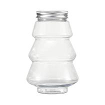 Pote De Armazenamento De Doces De Natal 500ML Em Formato De Árvore E Boneco De Neve, Caixa De