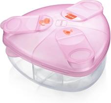 Pote de Armazenamento de Leite em Pó MAM Rosa 40g Pote de Armazenamento de Leite em Pó MAM Rosa 40g
