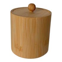 Pote de Bambu com Tampa 8x8