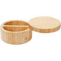 Pote de Bambu Duas Divisões Ecokitchen 7x7x12