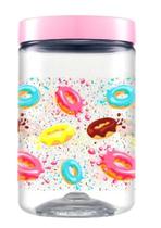Pote De Biscoito Bolacha Doce Decorado Donuts 1,5Litro Plástico Livre de BPA - Bandeirante