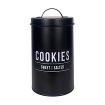 Pote De Biscoito Manhattan Em Aço Organizador Cozinha 1,6L