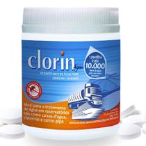 Pote de Clorin 10000 Litros com 25 Pastilhas Tratamento de Agua para Consumo Nautika