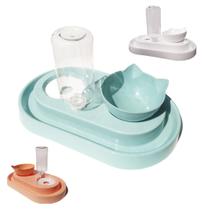 Pote de Comida e Água Comedouro e Bebedouro 500ml Duplo Vasilha Alta Anti Formiga para Gato Pote de Comida e Água Comedouro e Bebedouro 500ml Duplo Vasilha Alta Anti Formiga para Gato