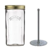 Pote de Conserva Kilner 1L com Elevador de Silicone