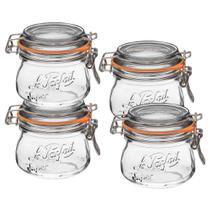 Pote de Conserva Le Parfait Super 250ml Hermético 4 Unidades Pote de Conserva Le Parfait Super 250ml Hermético 4 Unidades