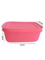 Pote de Freezer Geladeira Rosa 450mL Tupperware