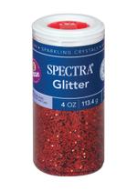Pote de Glitter Vermelho SPECTRA 113 g para Artesanato