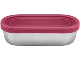 Pote de Inox Tramontina com Tampa Retangular - 0,4L Freezinox