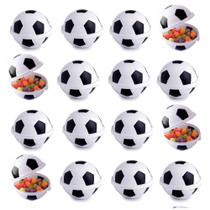 Pote de Lembranças festa Infantil Bola de Futebol Kit com 20 Pote de Lembranças festa Infantil Bola de Futebol Kit com 20