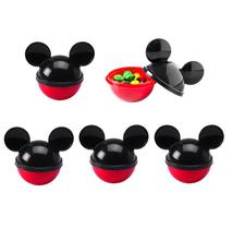 Pote De Lembranças Festa Infantil Porta Mix Mickey Kit com 5