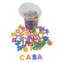 Pote De Letras Alfabeto - 156 Peças Em E.v.a 5cm X 5mm
