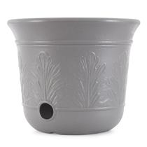 Pote de mangueira Suncast Mangueira de plástico decorativo de 300 pés de 5 galões