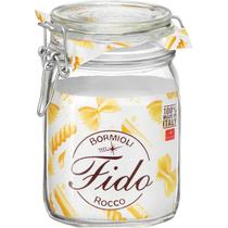POTE DE MANTIMENTOS BORMIOLI ROCCO FIDO ITALIANO PARA COZINHA ORGANIZADORES HERMÉTICO 16x11x11 1000ml VIDRO