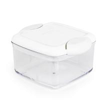 Pote De Mantimentos Hermético 1,3L Multiuso Quadrado C Trava Pote De Mantimentos Hermético 1,3L Multiuso Quadrado C Trava