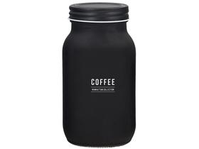 Pote de Mantimentos Para Café Grão Pó Coffee Vidro Preto Fosco 720ml Manhattan Hauskraft Pote de Mantimentos Para Café Grão Pó Coffee Vidro Preto Fosco 720ml Manhattan Hauskraft