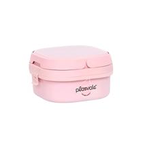 Pote de Marmita c/ 2 Compart. Plastico Livre BPA Rosa Plasvale Pote de Marmita c/ 2 Compart. Plastico Livre BPA Rosa Plasvale