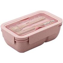 Pote De Marmita Lunch Box Com Divisória Ecológica 850ml