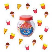 Pote de mini borrachas foods tilibra - 20 unidades Pote de mini borrachas foods tilibra - 20 unidades