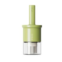 Pote de Óleo Elegante com Pincel de Silicone para Cozinha - Verde Moderno