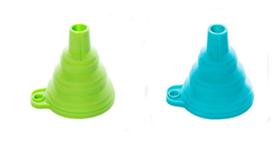 Pote de óleo telescópico de pescoço longo com funil dobrável de silicone WOIWO