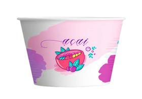 Pote de Papel 250ml Açaí - 250un