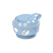 Pote De Papinha Com Amassador Kit Refeição Bebê Rosa Azul