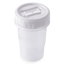 Pote de plástico Clic rosca porta temperos 90ml branco Plasutil ref. 4650 Pote de plástico Clic rosca porta temperos 90ml branco Plasutil ref. 4650
