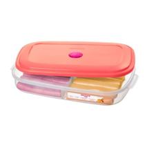 Pote De Plástico Com Divisória Para Frios 1080ml Sanremo Pote De Plástico Com Divisória Para Frios 1080ml Sanremo
