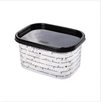 Pote de Plástico Conect Decorado Corações 900ml Plasútil