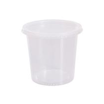 Pote de Plástico Descartável Redondo c/ Tampa 750ml c/ 24un Prafesta Pote de Plástico Descartável Redondo c/ Tampa 750ml c/ 24un Prafesta