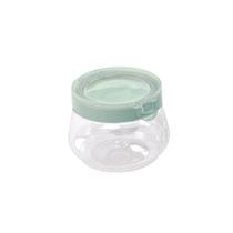 Pote de Plástico Hermético 700ml L com Tampa Flip Verde Agua - Plasutil