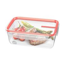 Pote de Plástico Hermético Freshy Coral com Trava 1,24L Sanremo