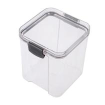 Pote de Plástico Hermetico - Trava Fácil - 600ml - 10,2x9,4 cm - 1 unidade - Clink - Rizzo