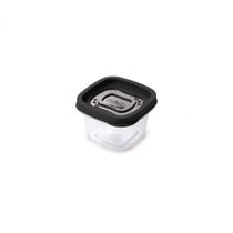 Pote de Plástico Multiuso Quadrado 200 ml Clic Com Tampa Pote de Plástico Multiuso Quadrado 200 ml Clic Com Tampa