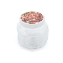 Pote de Plástico Oitavado com Tampa Rosca Decorada 1000ml - Bandeirante Pote de Plástico Oitavado com Tampa Rosca Decorada 1000ml - Bandeirante