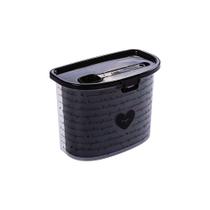 Pote de Plástico para Café com Colher, Porta Filtro, Trava e Tampa Fixa Café da Manhã -Preto 1,5 L- Plasutil Pote de Plástico para Café com Colher, Porta Filtro, Trava e Tampa Fixa Café da Manhã -Preto 1,5 L- Plasutil