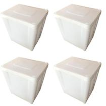 Pote De Plastico Para Ração - Kit 04 Peças