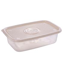 Pote de plástico Pop retangular 1,2 litros marmorizado Plasutil ref.9441 Pote de plástico Pop retangular 1,2 litros marmorizado Plasutil ref.9441