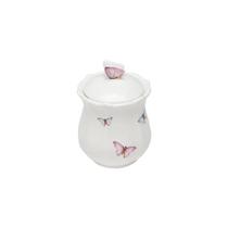 Pote de Porcelana com Tampa Borboletas 350ml Wolff